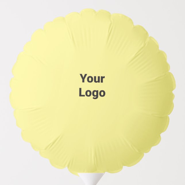 simple custom yellow blue watercolor add logo mini balloon (Back)
