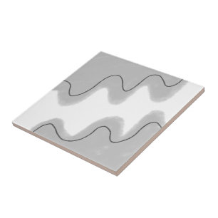 simple custom yellow blue watercolor add logo mini ceramic tile