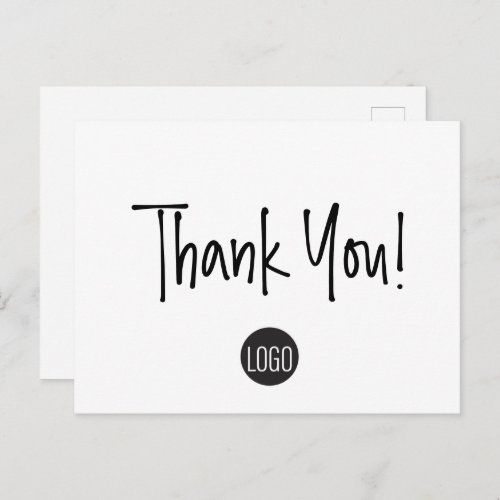 Simple Customer Appreciation Business template Postcard