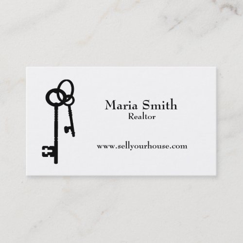 Simple Customizable Modern Realtor Business Card