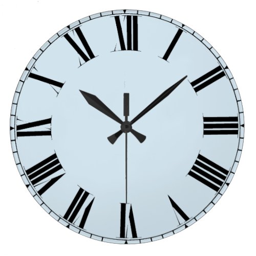 Simple customizable roman numerals large clock
