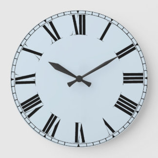 Simple customizable roman numerals large clock