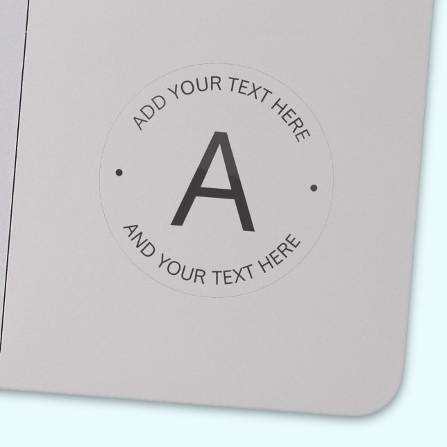 Simple Customizable Text | Grey & Transparent Sticker (Creator Uploaded)