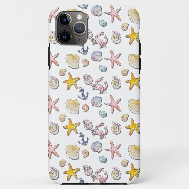 Simple Cute Beach Design  Case-Mate iPhone Case (Back)