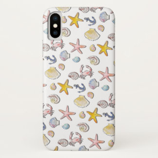 Simple Cute Beach Design iPhone X Case