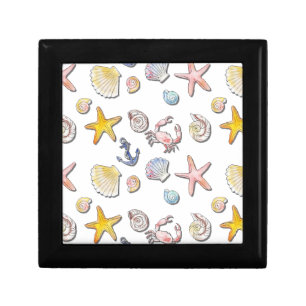 Simple Cute Beach Design Gift Box