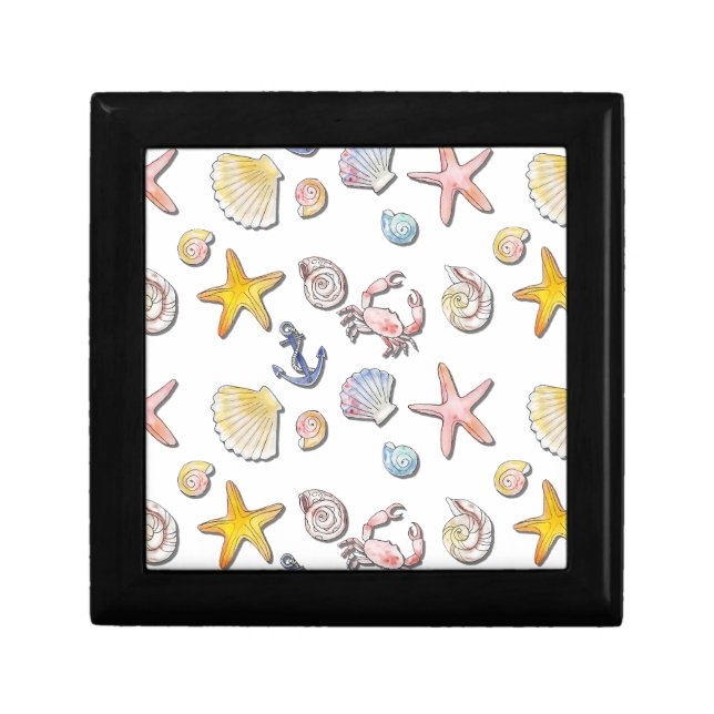 Simple Cute Beach Design  Gift Box (Front)