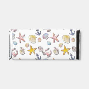 Simple Cute Beach Design Hershey Bar Favors