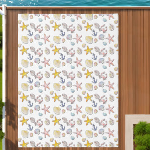 Simple Cute Beach Design  Outdoor Rug