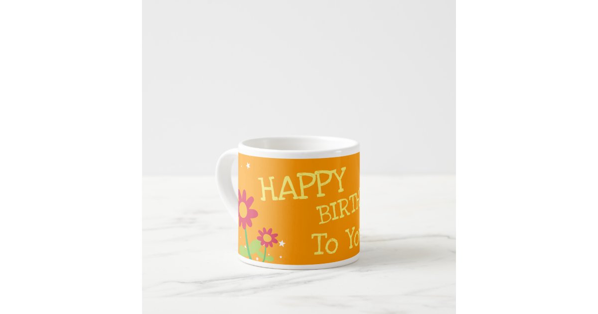 Personalized Espresso Mugs - Great Birthday Gift