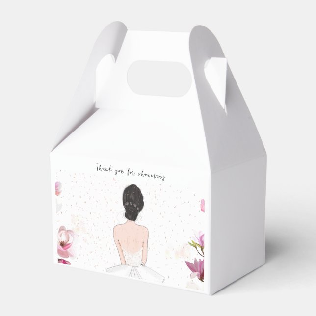 Simple cute bridal.shower favor boxes (Front Side)