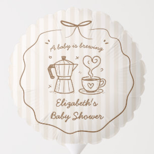 Simple Cute Coffee Balloon