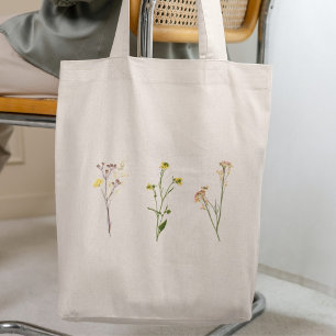 Simple Cute Floral Tote Bag