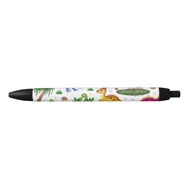 Simple Cute Kids Colorful Dinosaur Pen (Front)