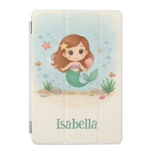 Simple cute little mermaid iPad mini cover