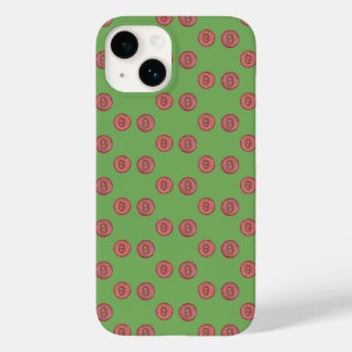 Simple cute red buttons Case-Mate iPhone case