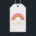Simple Cute Retro Rainbow Personalized Gift From  Gift Tags<br><div class="desc">Simple Cute Retro Rainbow Personalized A Gift From Tags</div>