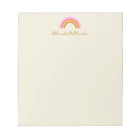 Simple Cute Retro Rainbow Personalized Script Name