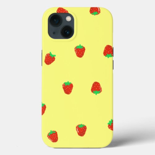 Simple Cute Strawberry pattern Phone case