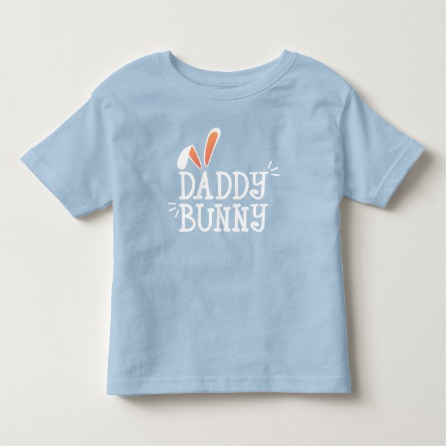 Simple Daddy Bunny Easter Typography | T-Shirt (Front)