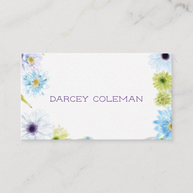 SIMPLE DAISIES BUSINESS CARD (Front)