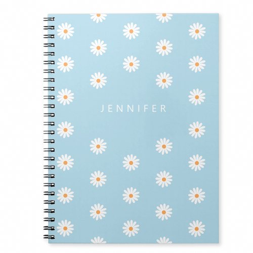 Simple Daisies Notebook for Kids