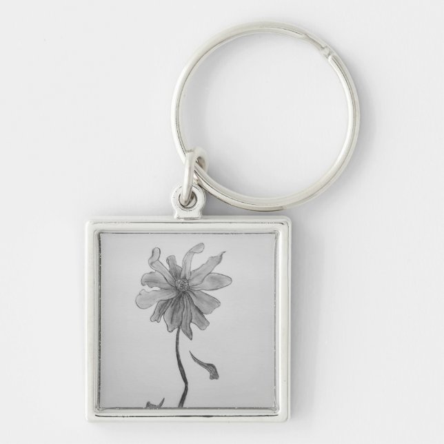 Simple Daisy Keychain (Front)
