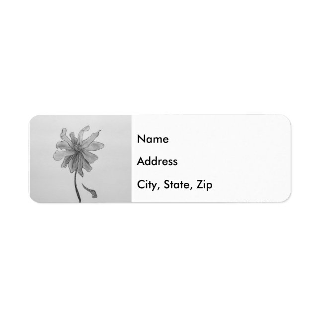 Simple Daisy Label (Front)