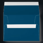 Simple Dark Blue Wedding Invitation Envelope<br><div class="desc">Simple Dark Blue Wedding Invitation envelope</div>