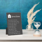 Simple Dark Gray and White House Rules