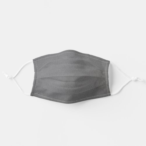 Simple Dark Gray Texture Adult Cloth Face Mask