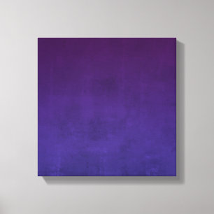 Simple dark Purple Blue rustic abstract Canvas Print