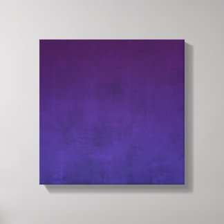 Simple dark Purple Blue rustic abstract Canvas Print