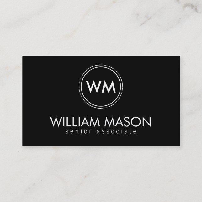 Simple | Decorative Rings Business Card (Front)