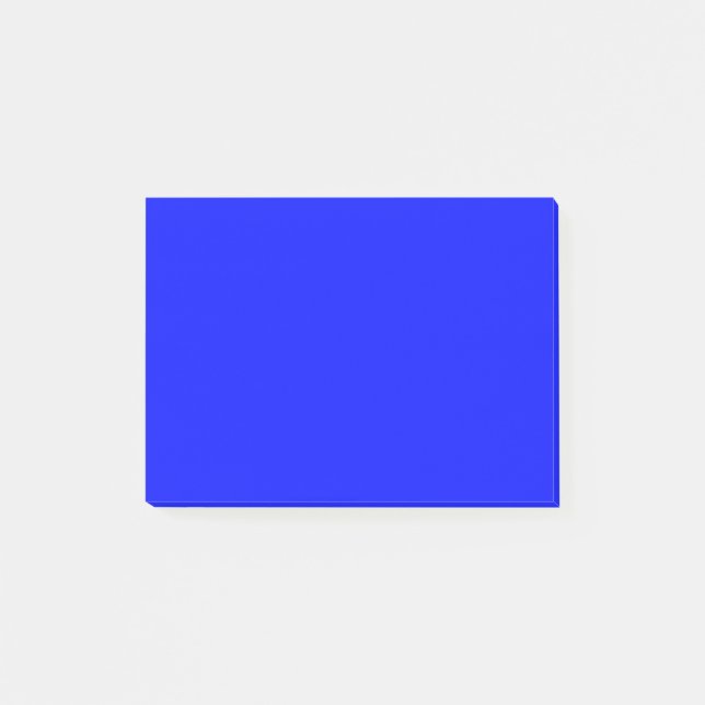 Simple Deep Blue Post-it Notes (Front)