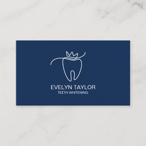 Simple Dentist Dental Clinic teeth Whitening Busin Business Card