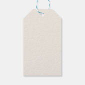 Simple Desert | Natural White Wedding Welcome Gift Tags (Back)