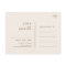 Simple Desert | Terracotta Save The Date Postcard