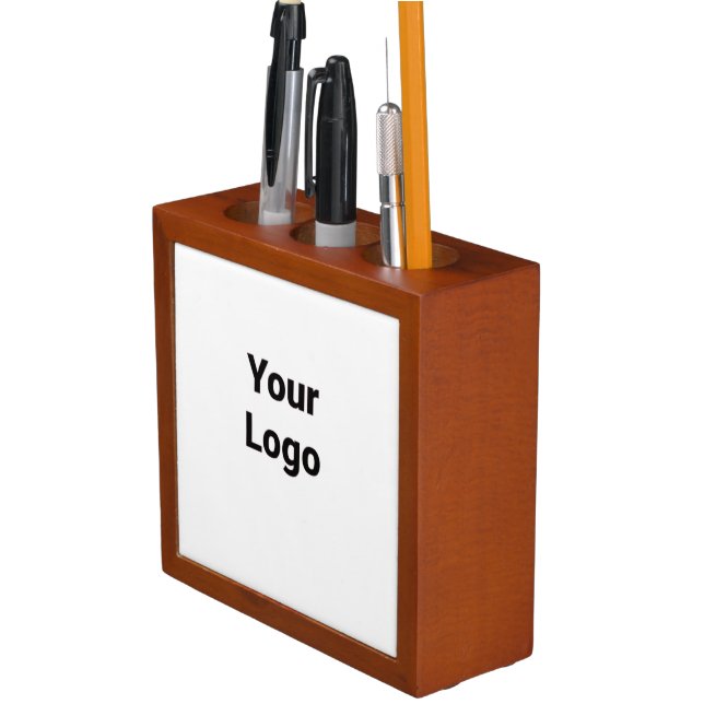 simple design add your logo desk organizer (In Situ)