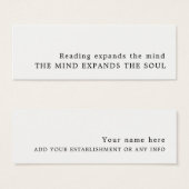 Simple Design Bookmark (Front & Back)