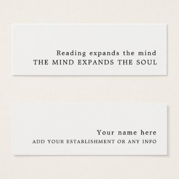 Simple Design Bookmark by TheBusinessCardStore at Zazzle