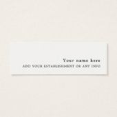 Simple Design Bookmark (Back)