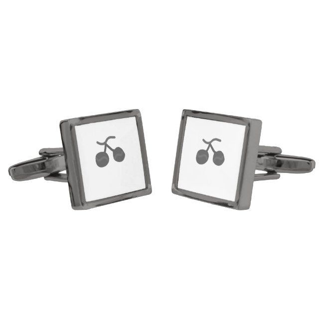simple design cufflinks (Angled)