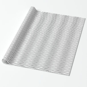 Simple Design Custom Branded Herringbone Wrapping Paper