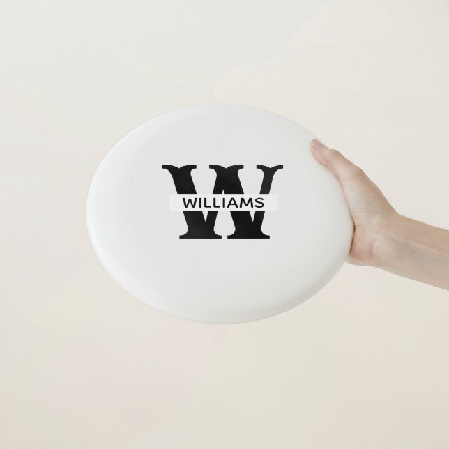 Simple Design Custom Branded Monogram Wham-O Frisbee (In Hand)