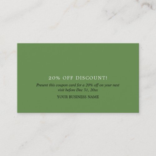 Simple Design Discount Voucher