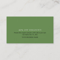 Simple Design, Discount Voucher