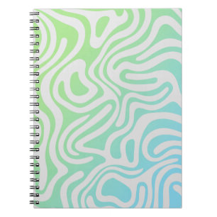 Simple design & elegant abstract Spiral Notebook