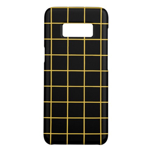 Simple design Plaid M Square Pattern Samsung Case