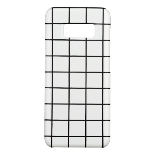 Simple design Plaid M Square Pattern Samsung Case